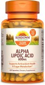 Sundown Naturals Super Alpha Lipoic Acid 600 mg capsules 60 Count