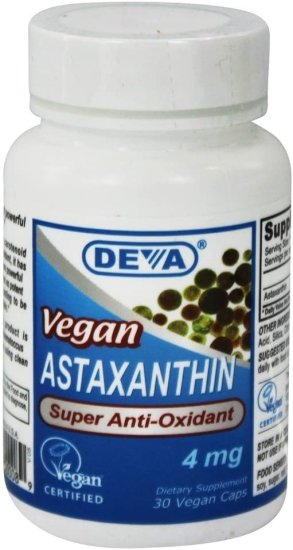 (image for) Deva Vegan Astaxanthin Super Antioxidant 30 VegiCaps