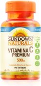 Sundown Naturals C 500 mg Time Release Capsules 90 Count