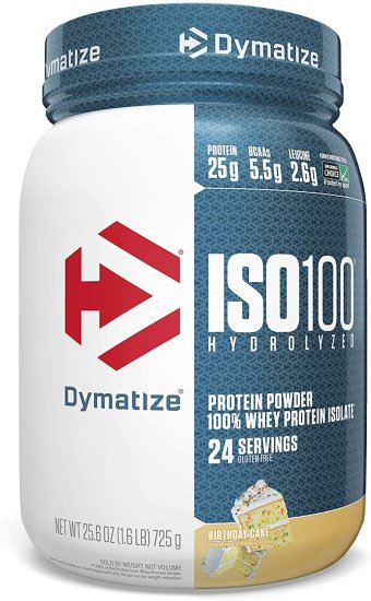 (image for) Dymatize Iso 100 Birthday Cake 1.6 lb