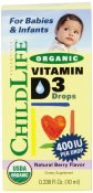 ChildLife Organic Vitamin D3 Liquid Natural Berry 0.338 fl oz