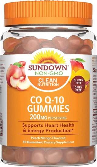 (image for) Sundown Naturals Co Q-10 200 mg Gummies 50 Count