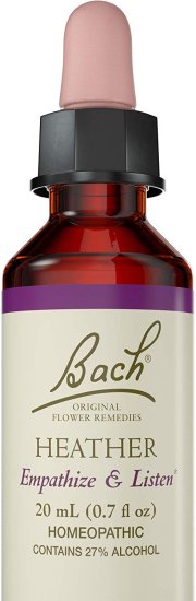 (image for) Bach Original Flower Remedy Dropper, 20 ml, Heather Flower