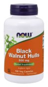 Now Foods Black Walnut Hulls 500 mg - 100 Capsules