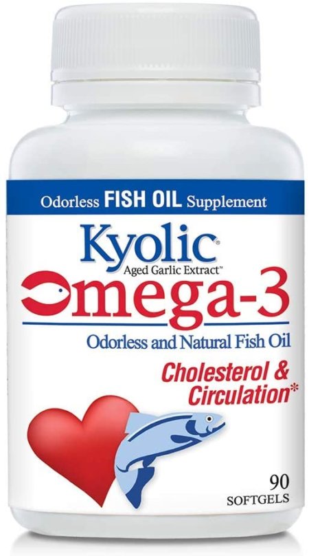 (image for) Kyolic Aged Garlic Extract Omega-3 Fish Oil 90 Softgels