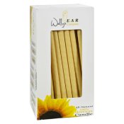 Wally's Natural Candle Multi-Purpose Hollow Beeswax 75pk