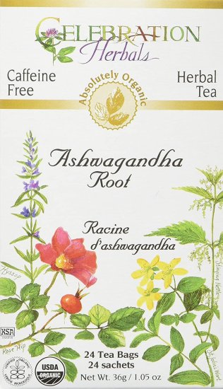 (image for) Celeberation Herbals Ashwagandha Root Organic 24 Bags