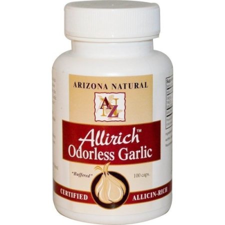 (image for) Arizona Natural Allirich Odorless Garlic 100 Count