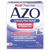 Azo Maximum Strength Urinary Pain Relief 24 Tablets