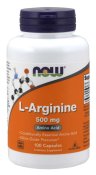 Now Foods Arginine 500 mg 100 Vcaps