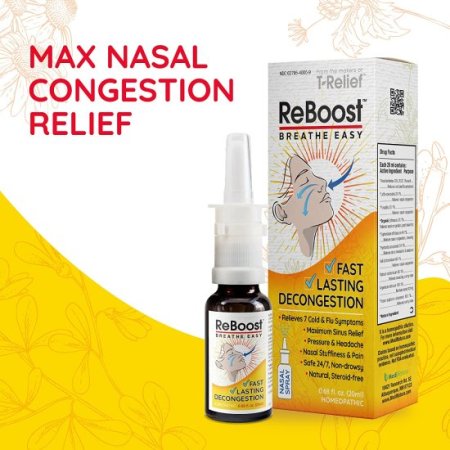 (image for) ReBoost Breathe Easy Decongestion Nasal Spray 0.68 oz