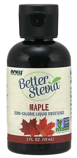 (image for) Now Foods Better Stevia Liquid - Maple 2 oz