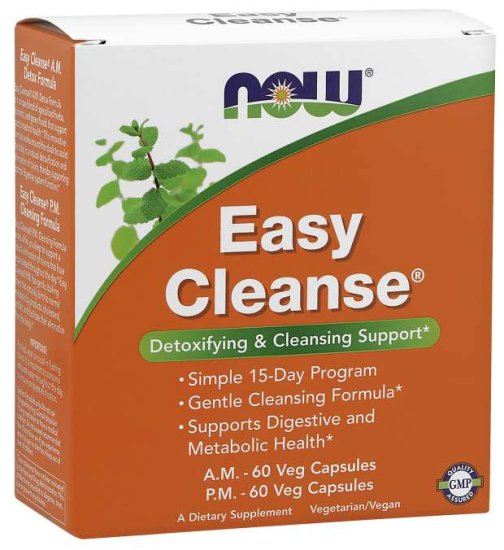 (image for) Now Foods Easy Cleanse A.M. P.M. 60 Vcaps