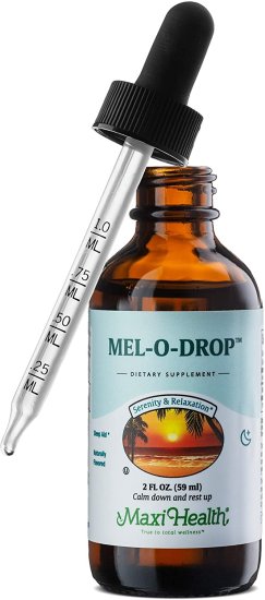 (image for) Maxi-Health Liquid Melatonin Drops for Kids 2 Floz