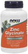 Now Foods Zinc Glycinate 120 Softgels