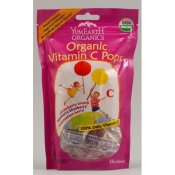 YummyEarth Organic Vitamin C Lollipops 3oz Bag