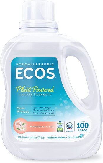 (image for) ECOS Laundry Detergent Magnolia & Lily 100 fl oz