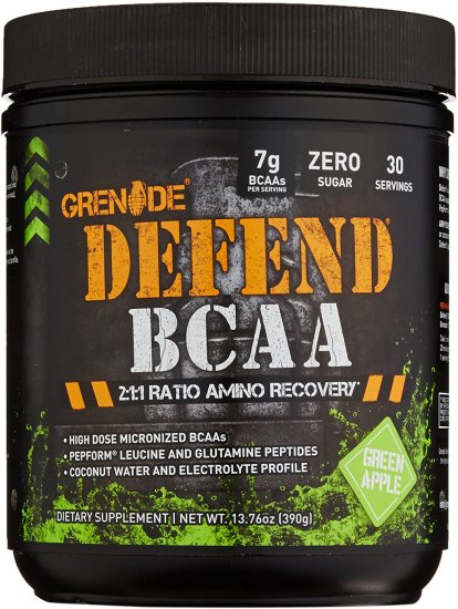 (image for) Grenade Defend BCAA Green Apple 30 Servings