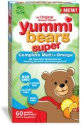 (image for) Yummi Bears Organics Multi Vitamin Super W/ Omega 60ct