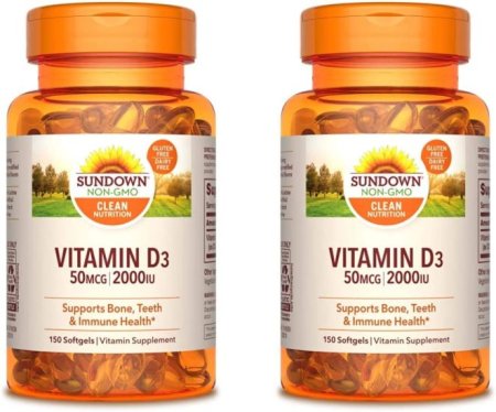 (image for) Sundown Naturals D3 2000 IU Softgels 150 Count