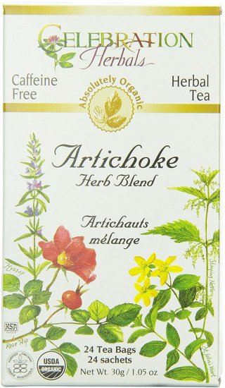 (image for) Celeberation Herbals Artichoke Blend Organic Tea 24 Bags