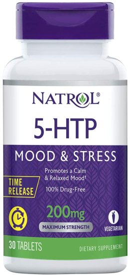 (image for) 5-HTP Time Release - 200mg - 30 Count