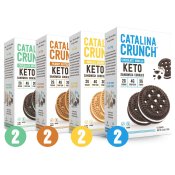 Catalina Crunch Chocolate Vanilla Keto Sandwich Cookies 6.8 oz