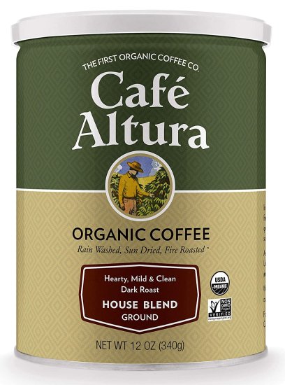 (image for) Cafe Altura Organic Coffee House Blend 12 oz