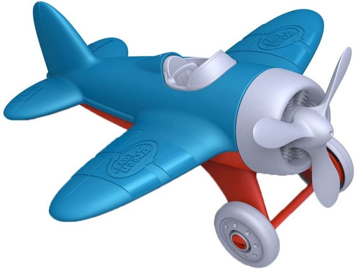 (image for) Green Toys Airplane  BPA Free Blue