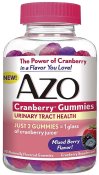 Azo Cranberry Gummies Mixed Berry 40 Count