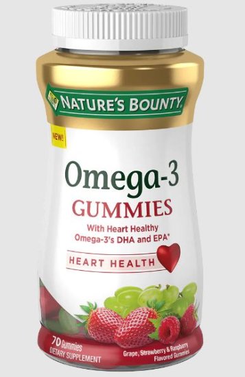 (image for) Nature\'s Bounty Omega-3 Gummies 70 Count