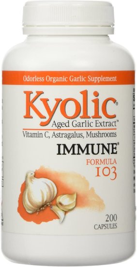 (image for) Kyolic Garlic Formula 103 Immune 200 Capsules