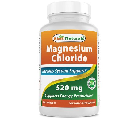 (image for) Best Naturals Magnesium Chloride 520 mg 120 Tablets