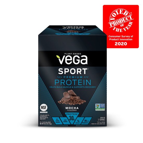 (image for) Vega Sports Protein Mocha 12 ct