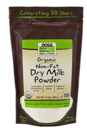 (image for) Non-Fat Dry Milk Powder Certified Organic - 12 oz