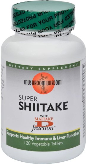 (image for) Mushroom Wisdom Super Shiitake 120 Caplets