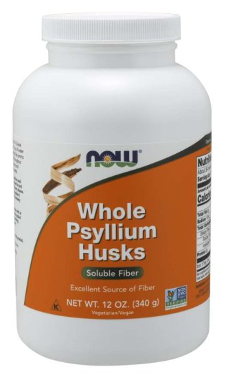 (image for) Now Foods Whole Psyllium Husks 12 oz