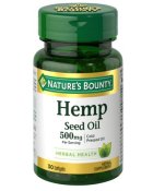 Nature's Bounty Hemp Seed Oil 500mg 30 Count