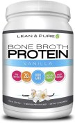 Lean & Pure Bone Broth Protein Powder Vanilla 13 oz