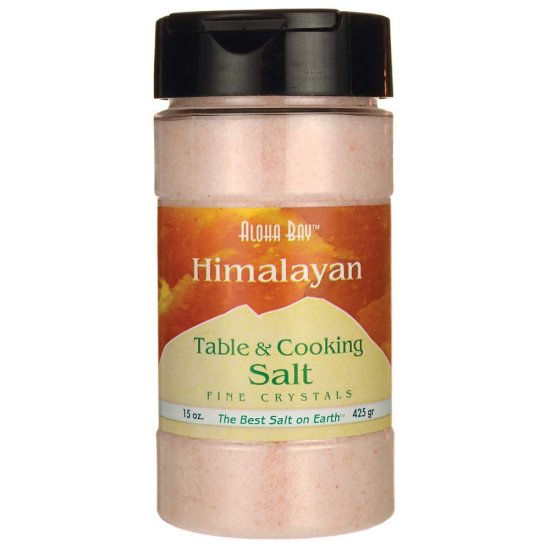 (image for) Aloha Bay Himalayan Table and Cooking Fine Crystal Salt 15 Oz