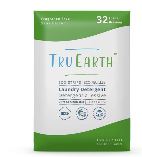 (image for) Tru Earth Hypoallergenic Fragrance Free Laundry Detergent 32 Count