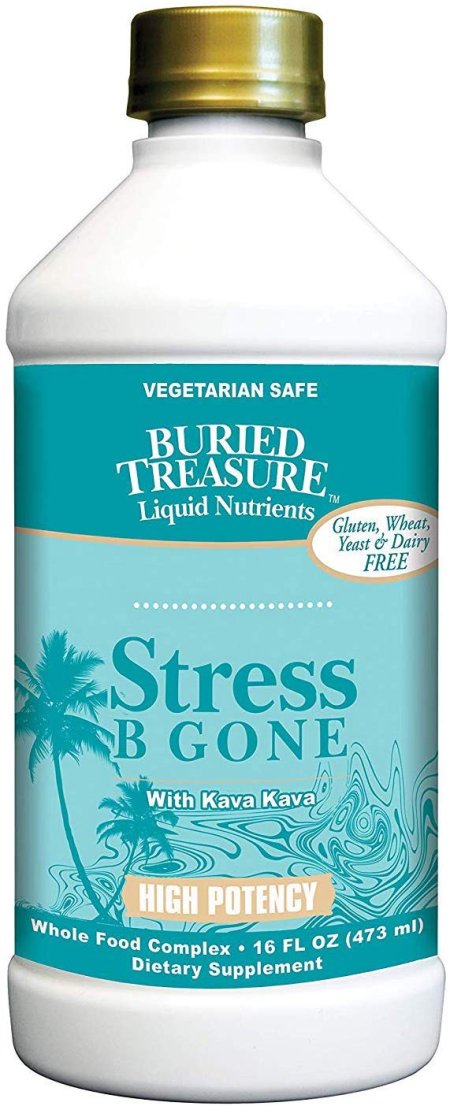 (image for) Buried Treasure Stress B Gone with Kava Kava 16 oz