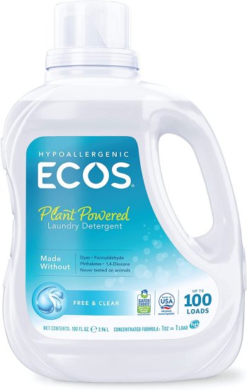 (image for) ECOS Laundry Detergent Free & Clear 100 fl oz