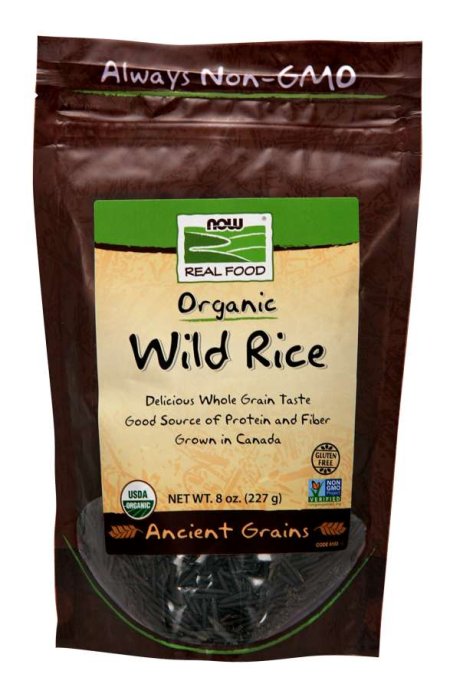 (image for) Now Foods Wild Rice Organic 8 oz