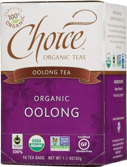 (image for) Choice Organic Teas Organic Oolong Tea 16 Bags