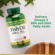 (image for) Nature's Bounty Fish Oil 1200 mg Omega-3 Softgels 200 Count