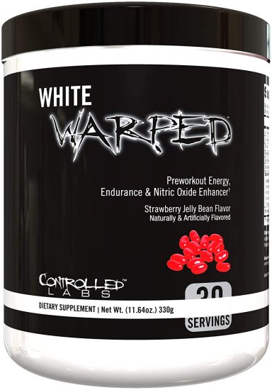 (image for) Controlled Labs White Wrapped Strawberry Jelly Bean 30 Servings