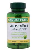 (image for) Nature's Bounty Valerian Root 450 mg. Plus Calming Blend 100 Count