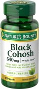 Nature's Bounty Black Cohosh 540 mg. 100 Count