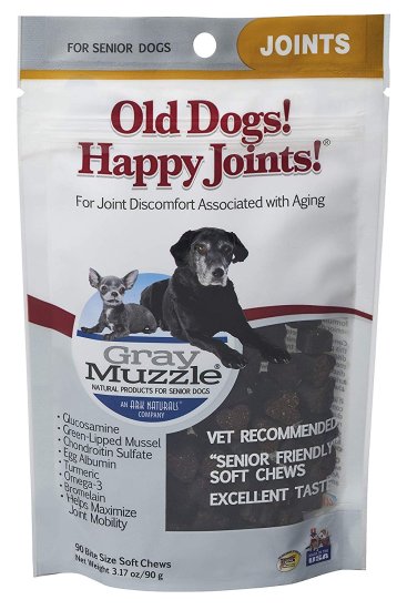 (image for) Ark Naturals Old Dog Happy Joints Gray Muzzle 90 Chews